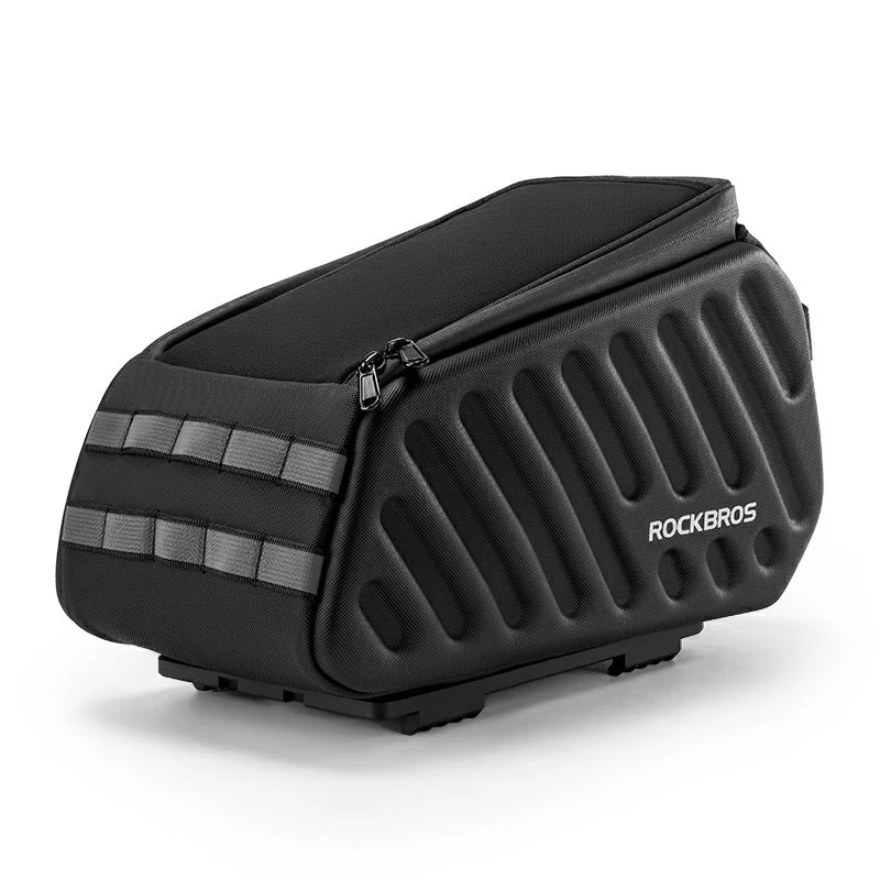 ROCKBROS Hard Shell EVA Bike Rack Bags Waterproof with Lock 7.5L