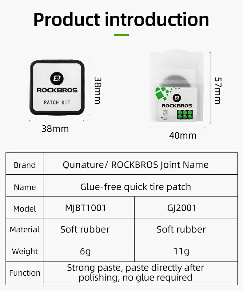 Ultra-Mini Tire Patch Kit – Super Lightweight Ultra-Slim Pocket-Friendly