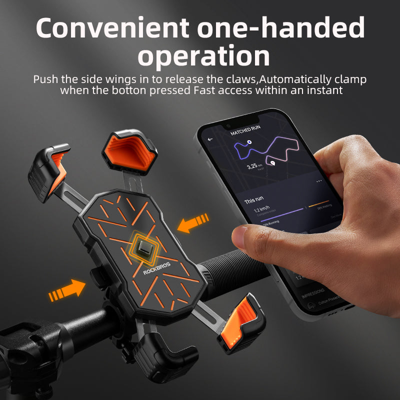ROCKBROS HW-117 Bike Phone Mount 1s Lock Bike - ROCKBROS