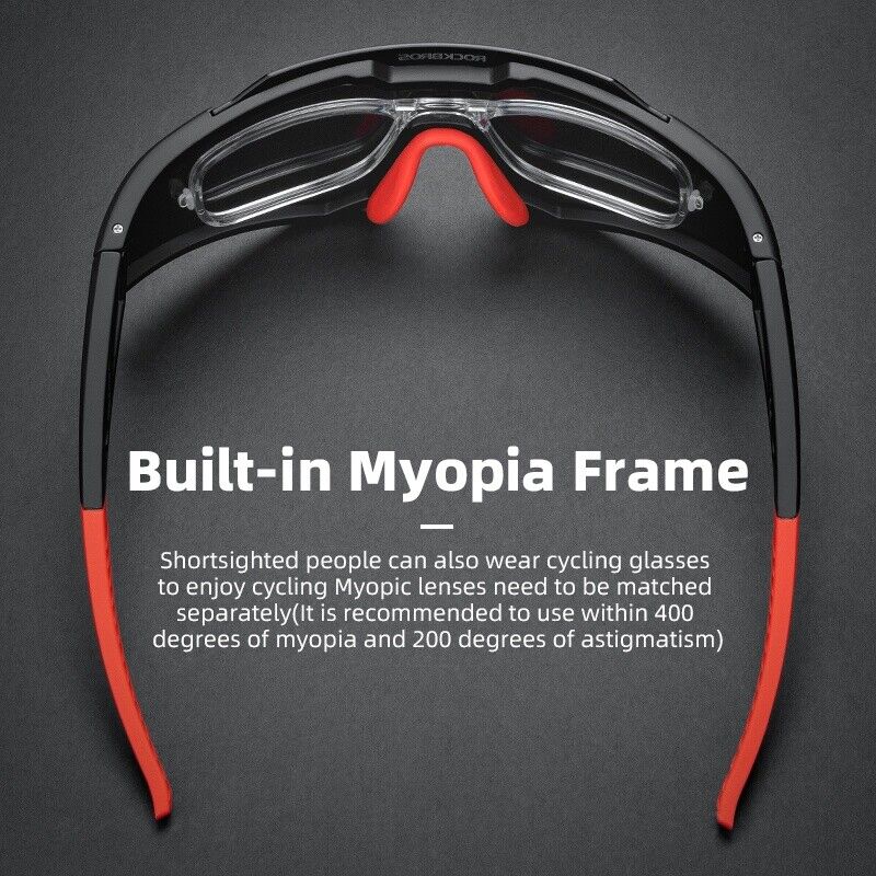 ROCKBROS Photochromic Goggle Cycling Sunglasses Sport Road Mountain Bike Glasses - ROCKBROSUSA
