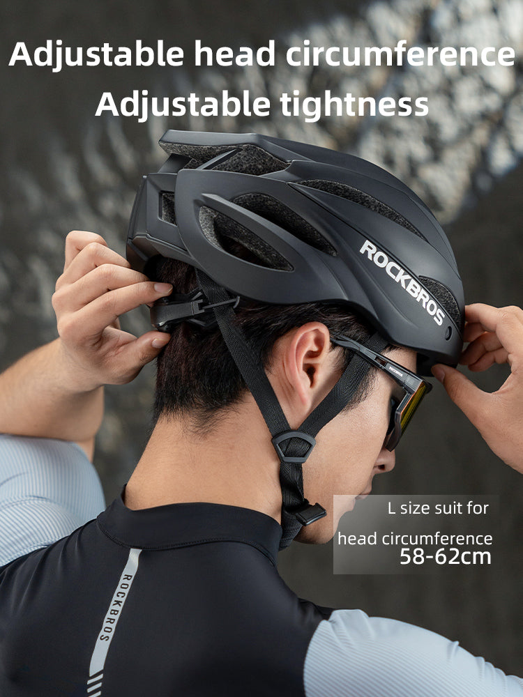 ROCKBROS Trail Helmet with Magnetic Goggles, Ionic+® Technology, and Adjustable Fit
