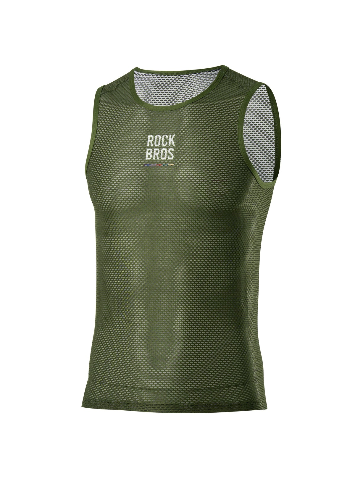 ROCKBROS Road-to-Sky Cycling Sleeveless Base Layer #Color_Army Green