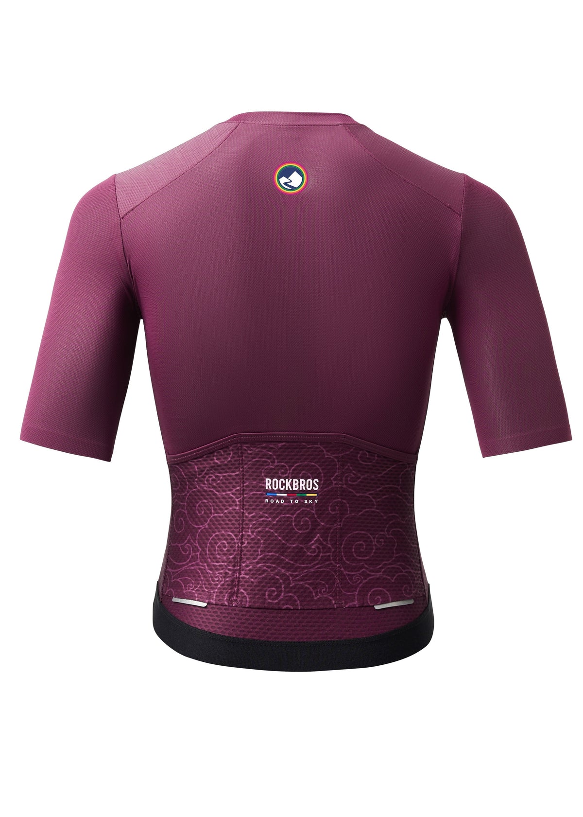 ROCKBROS Road-to-Sky Women's Cycling Short-Sleeved Jersey #Color_Purple