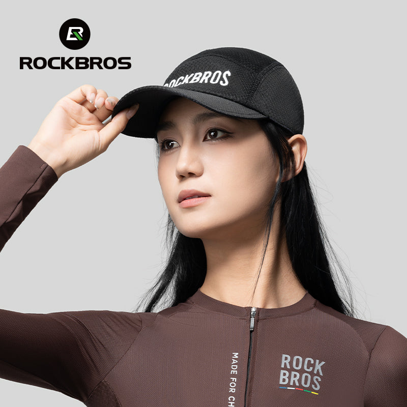 ROCKBROS Breathable Cycling Cap with Mesh and UV Protection for Summer