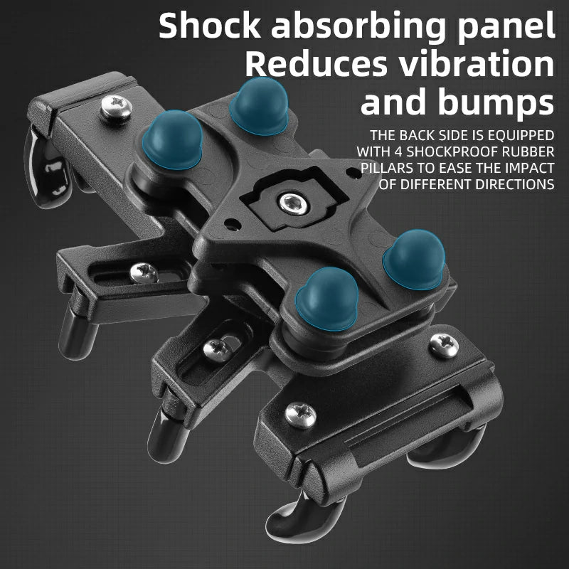 ROCKBROS Motorcycle ATV Adjustable Phone Holder with Vibration Dampener for 4.7-7.1" Phones