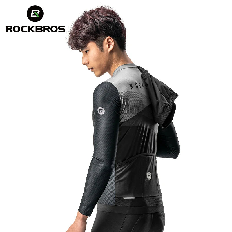 ROCKBROS Men's Cycling Long-Sleeve Jersey