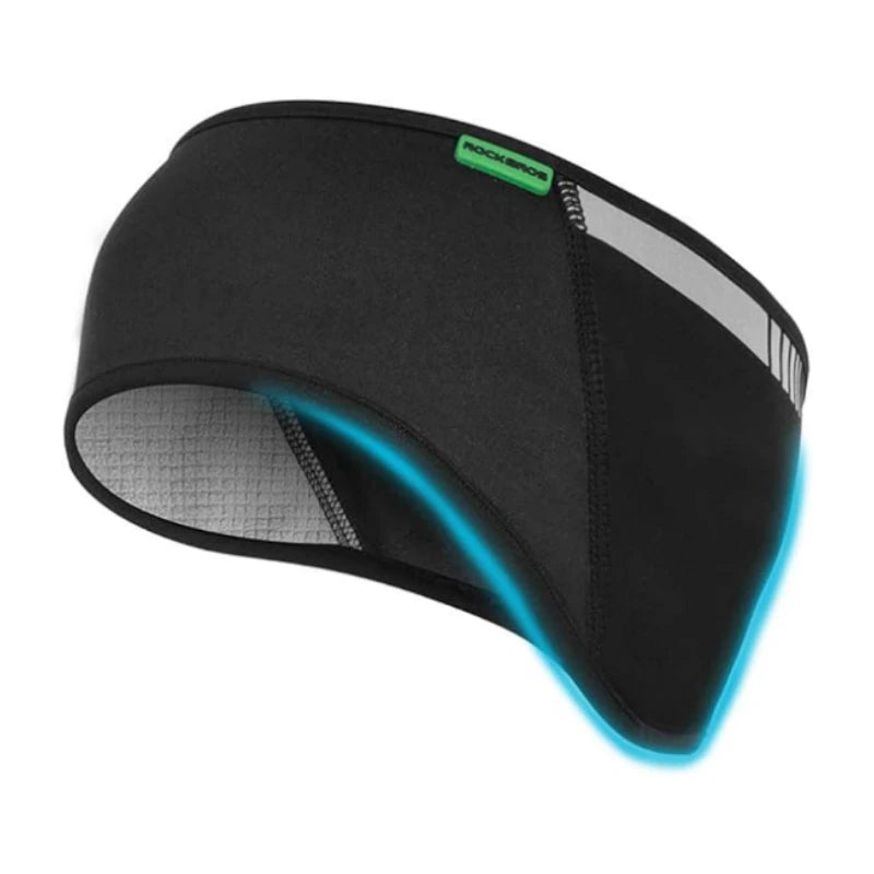 ROCKBROS Fleece Ear Warmers Headband for Running Cycling Skiing Winter Warmth
