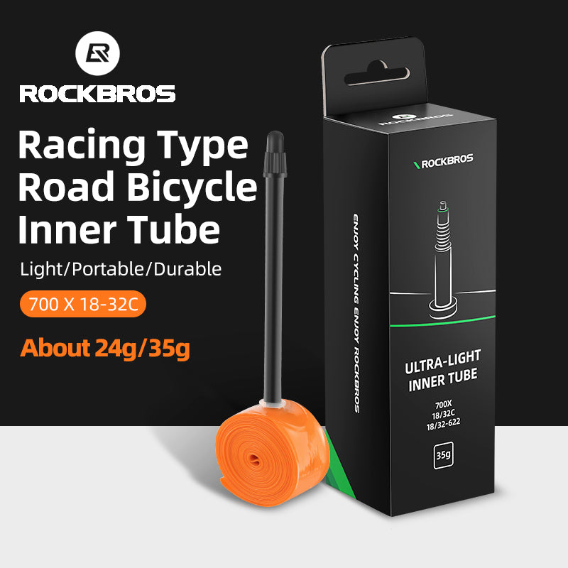 ROCKBROS Bike Inner Tube 700x18/32C Super Light 24/35g TPU - ROCKBROS