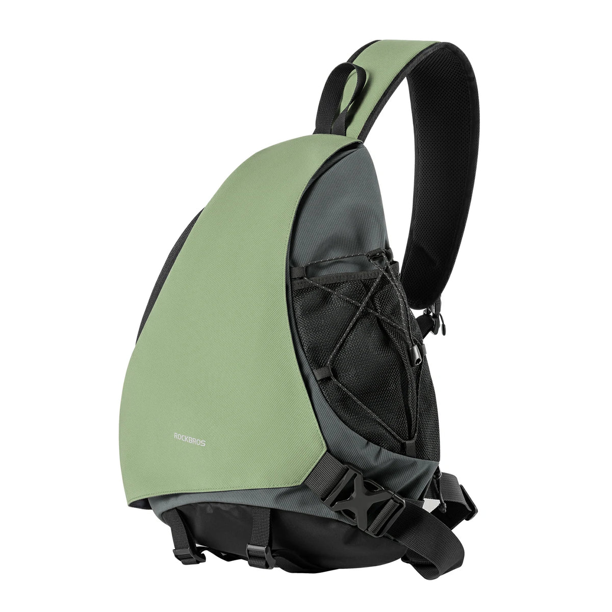 ROCKBROS Bandolera de hombro tipo sling de 11,5L con hebilla magnética para viaje