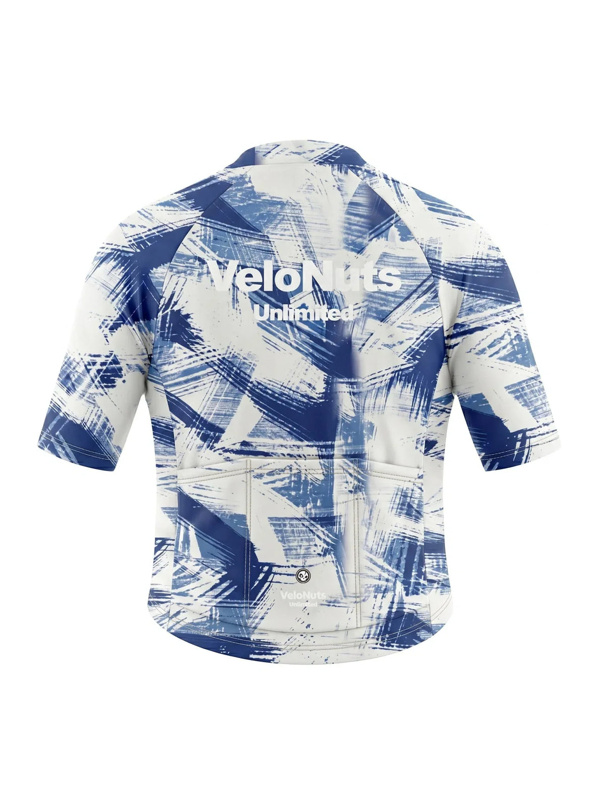 Women's Cycling Jersey Ink Burst#Type_Cobalt Strokes