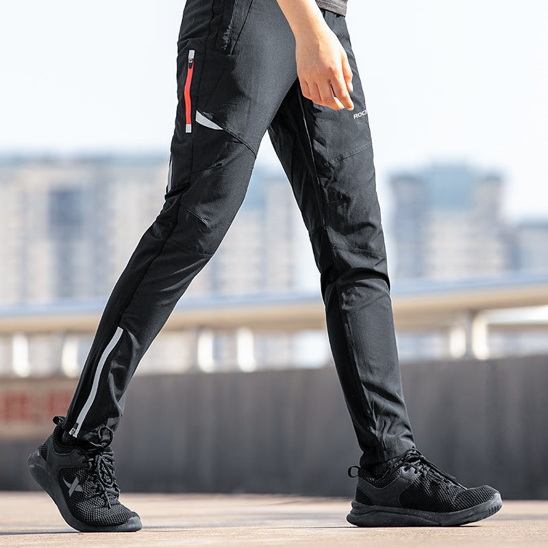 ROCKBROS Mens Cycling Bike Pants Quick-Dry Outdoor Mountain Running Hiking Gear Windproof Trousers - ROCKBROSUSA