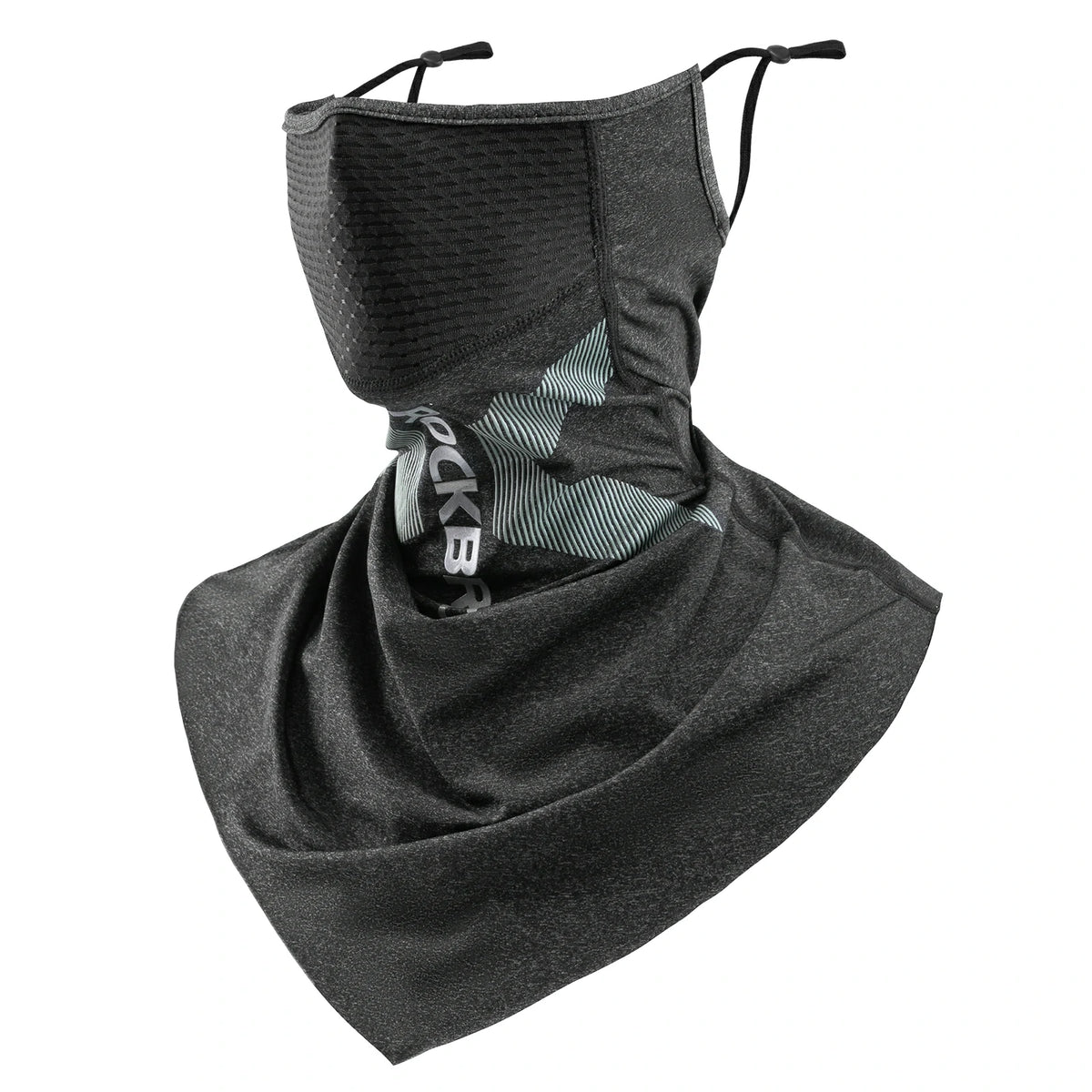ROCKBROS Bandana refrescante para el cuello con orejeras – Cubrebocas de verano transpirable para ciclismo y pesca