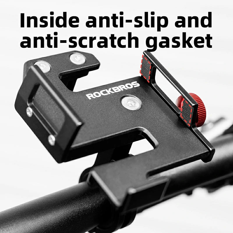 ROCKBROS S Clip Ring Bike Phone Holder for 4.7–7.09" Phones