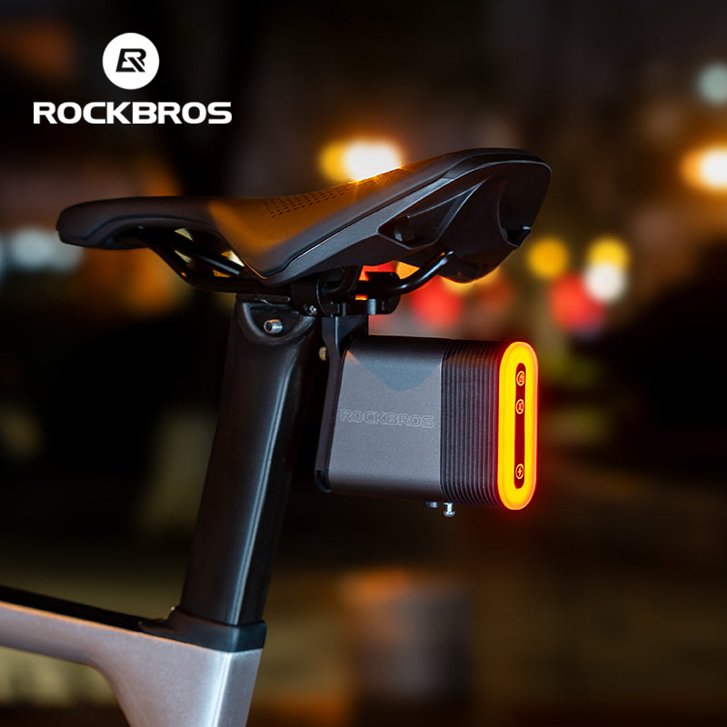 ROCKBROS Smart Bluetooth Lock Light Brake Sensing 5 Modes Diurnal Light - ROCKBROS