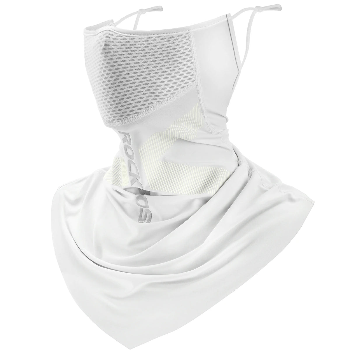 ROCKBROS Bandana refrescante para el cuello con orejeras – Cubrebocas de verano transpirable para ciclismo y pesca
