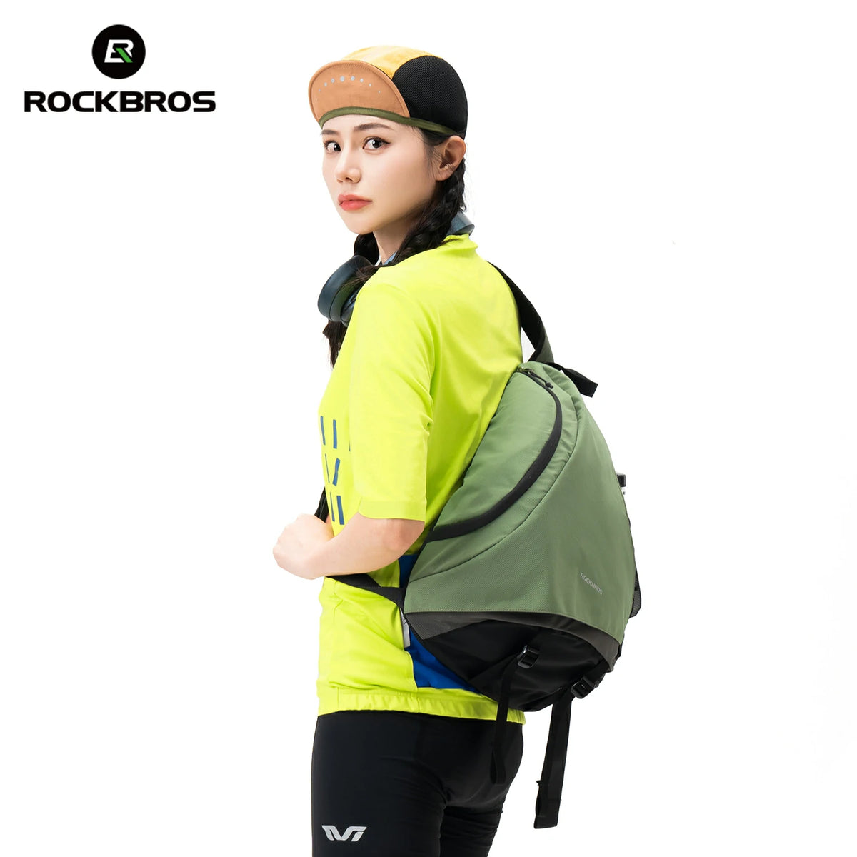 ROCKBROS Bandolera de hombro tipo sling de 11,5L con hebilla magnética para viaje