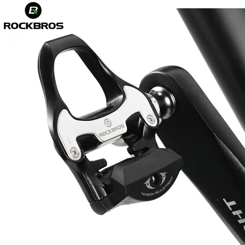 Self-Lock Road Bike Pedals with Shimano SPD-SL/Look KEO Cleat System (Pair)
