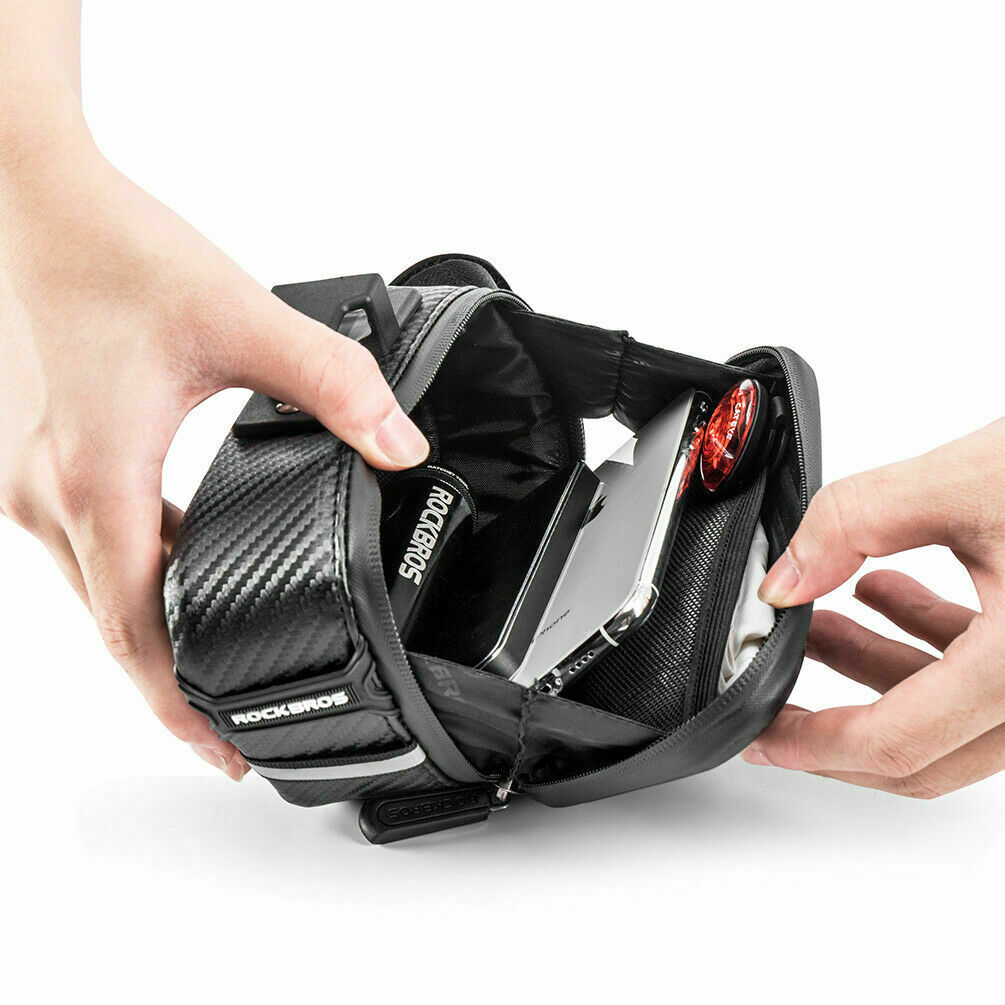 Bolsa trasera impermeable ROCKBROS - Gran capacidad, reflectante, portátil