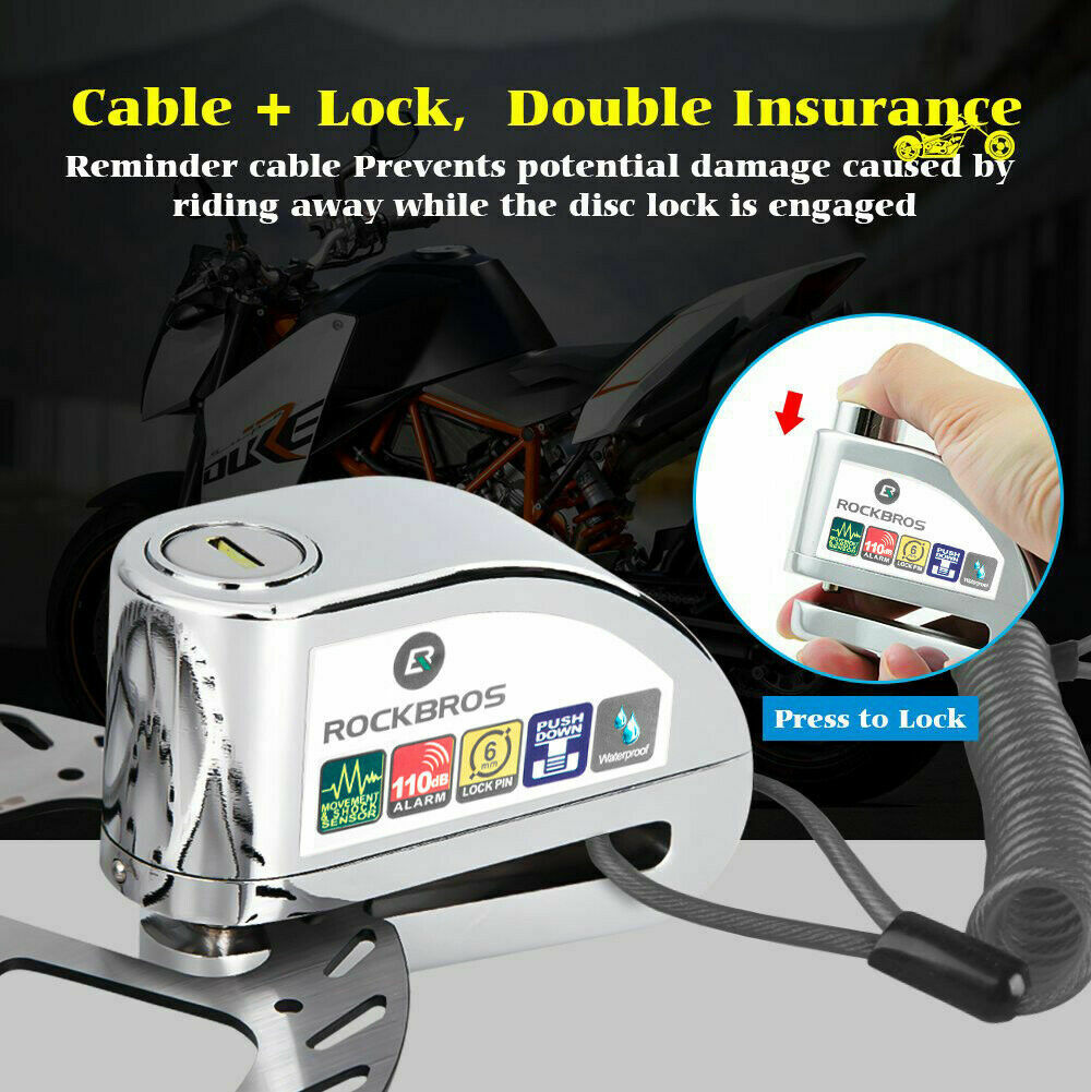Disc Brake Alarm Lock