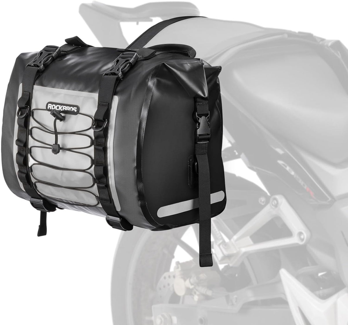 ROCKBROS 60L Waterproof Motorcycle Saddle Bags Durable Removable 2 PCS - ROCKBROS