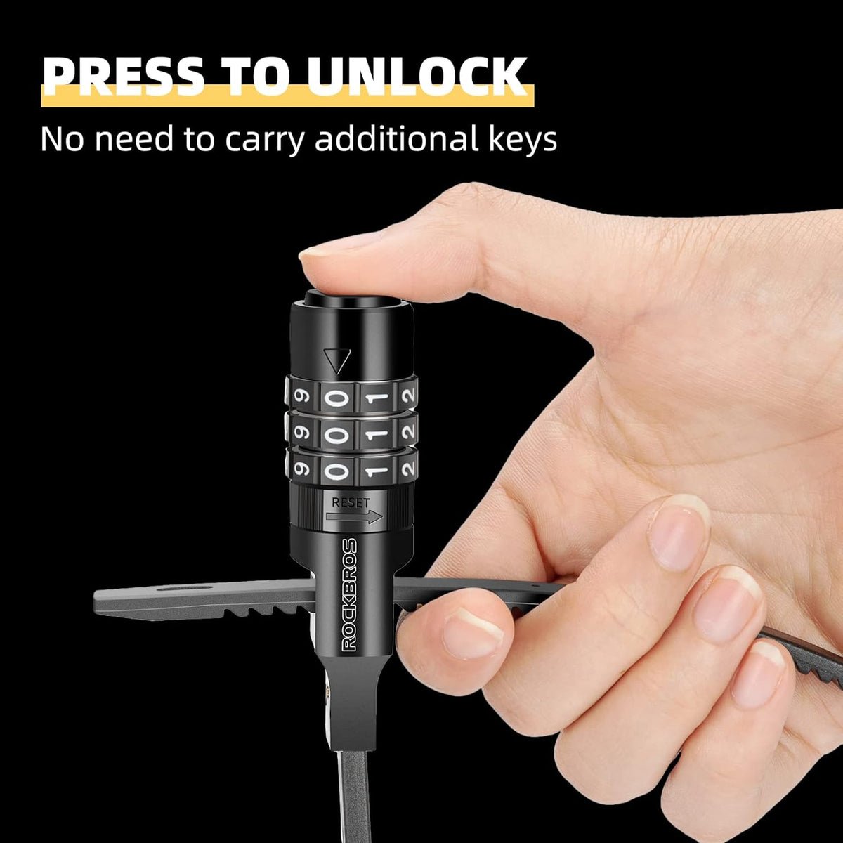 ROCKBROS LCXR Zip Tie Bike Lock Small Cable Lock - ROCKBROS
