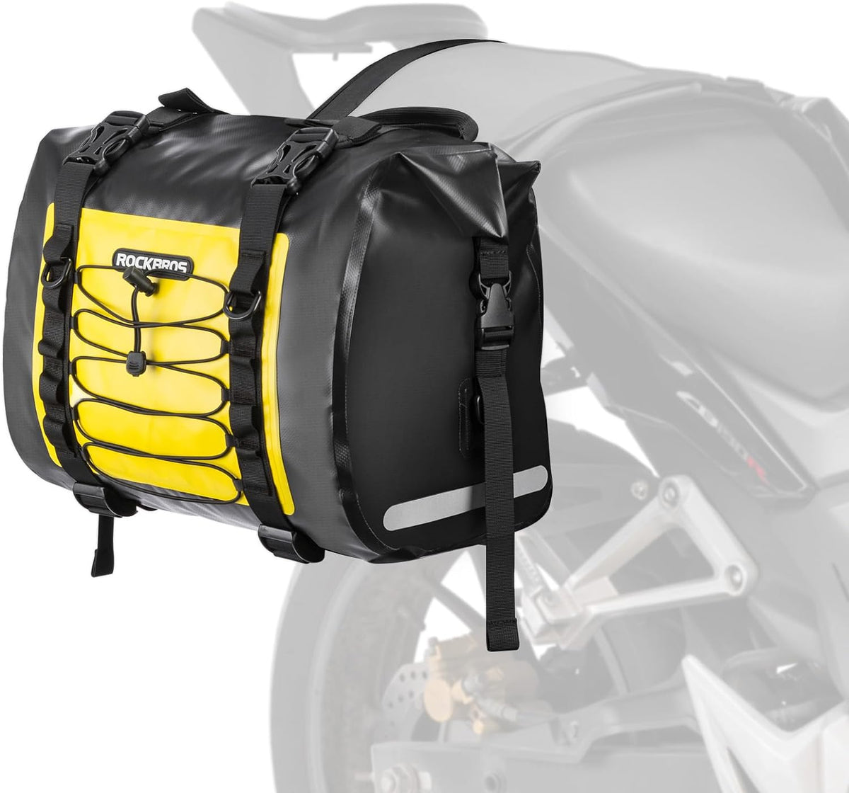 ROCKBROS 60L Waterproof Motorcycle Saddle Bags Durable Removable 2 PCS - ROCKBROS