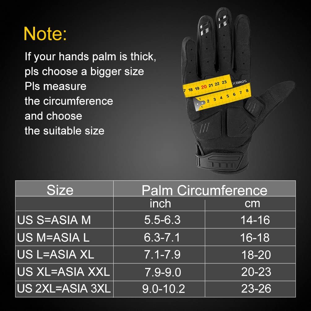 ROCKBROS Mountain Bike Gloves Dirt Bike Gloves - ROCKBROS