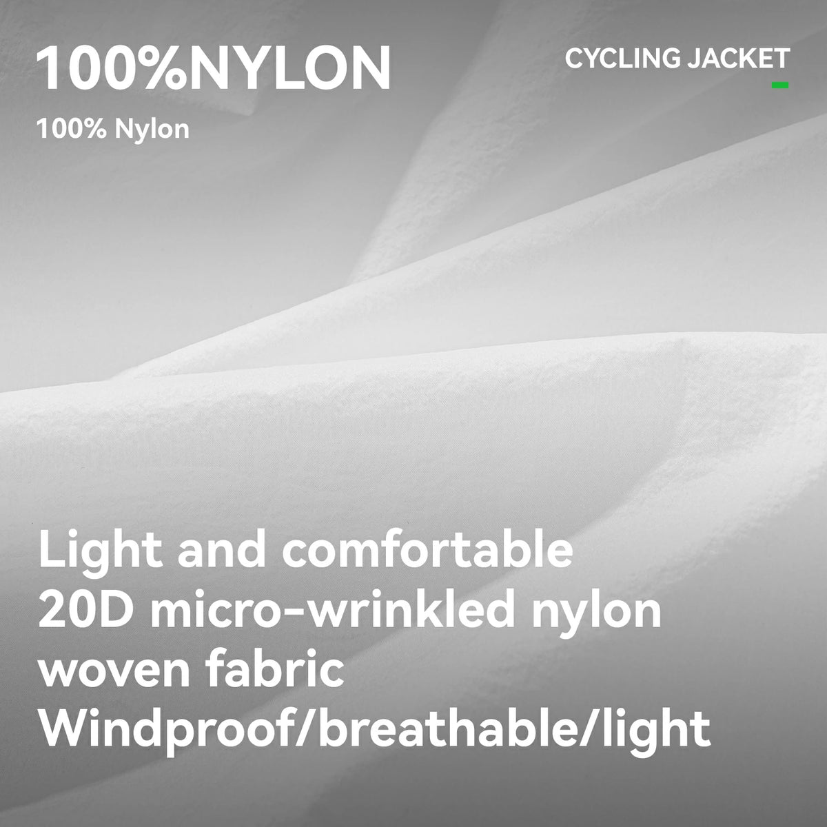 ROCKBROS Fluorescent Lightweight Cycling Phosphorescent Jacket Foldable