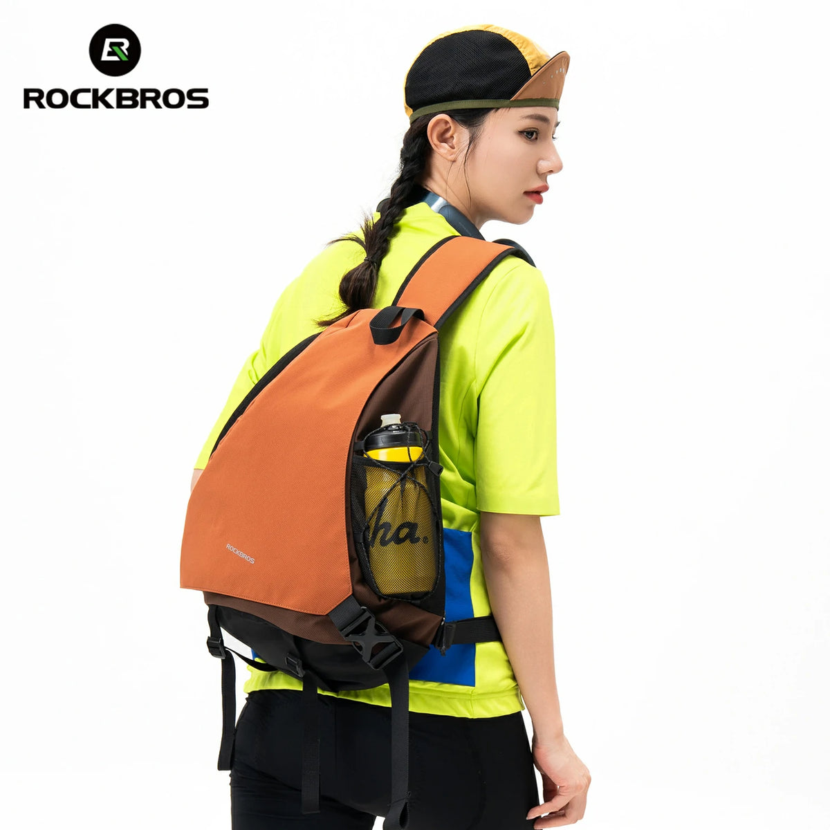 ROCKBROS Bandolera de hombro tipo sling de 11,5L con hebilla magnética para viaje