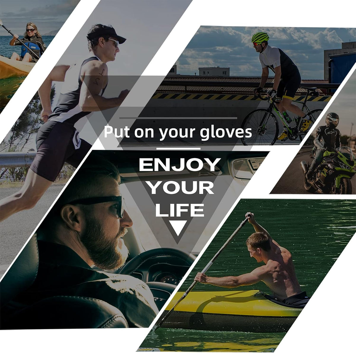 ROCKBROS Cycling Gloves Anti-Slip Breathable - ROCKBROS
