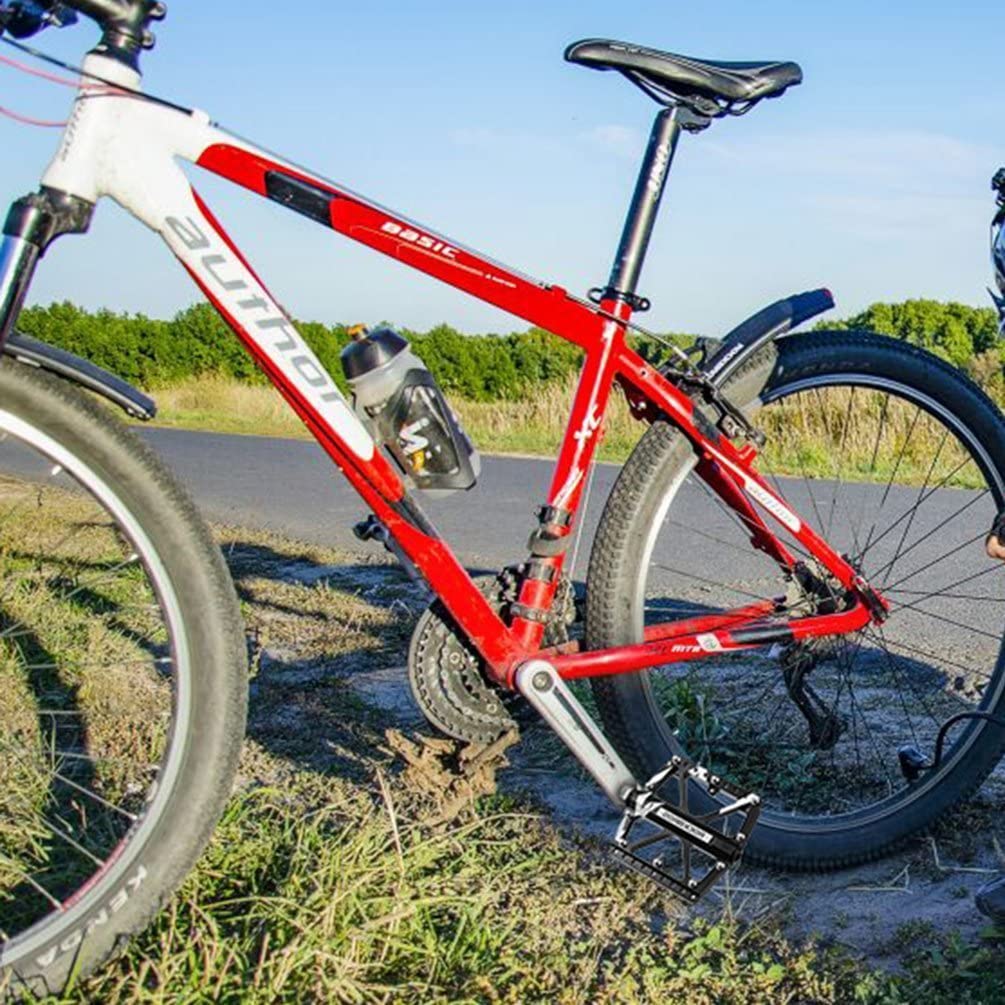 Pedales de Bicicleta de Montaña ROCKBROS de Aleación de Aluminio de Gran Tamaño - NEGRO