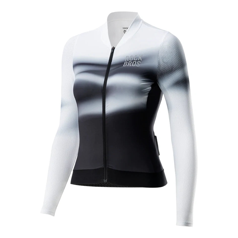 Maillot ciclista de manga larga ligero ROCKBROS Mondi Gradient para mujer