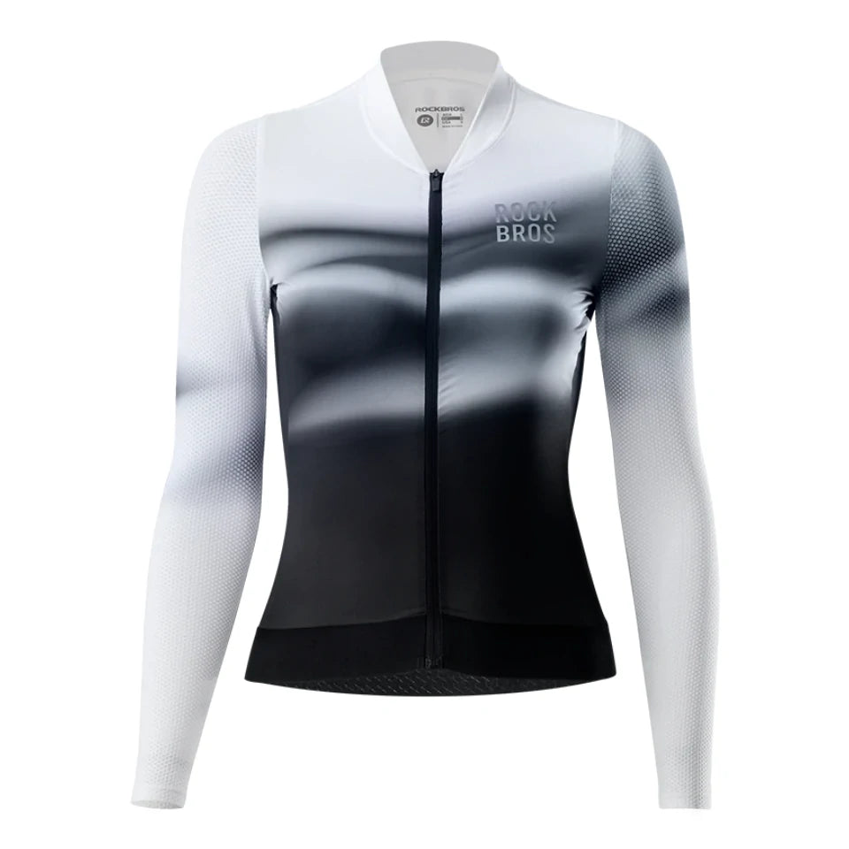 Maillot ciclista de manga larga ligero ROCKBROS Mondi Gradient para mujer