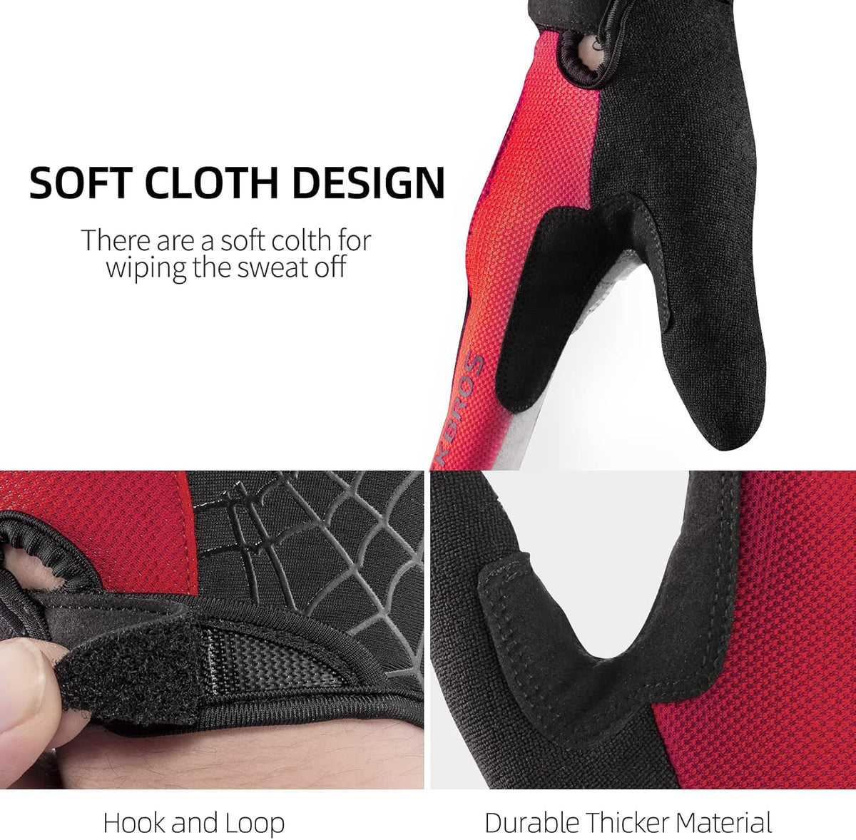 ROCKBROS Windproof Touch Screen Riding MTB Bike Gloves - ROCKBROS