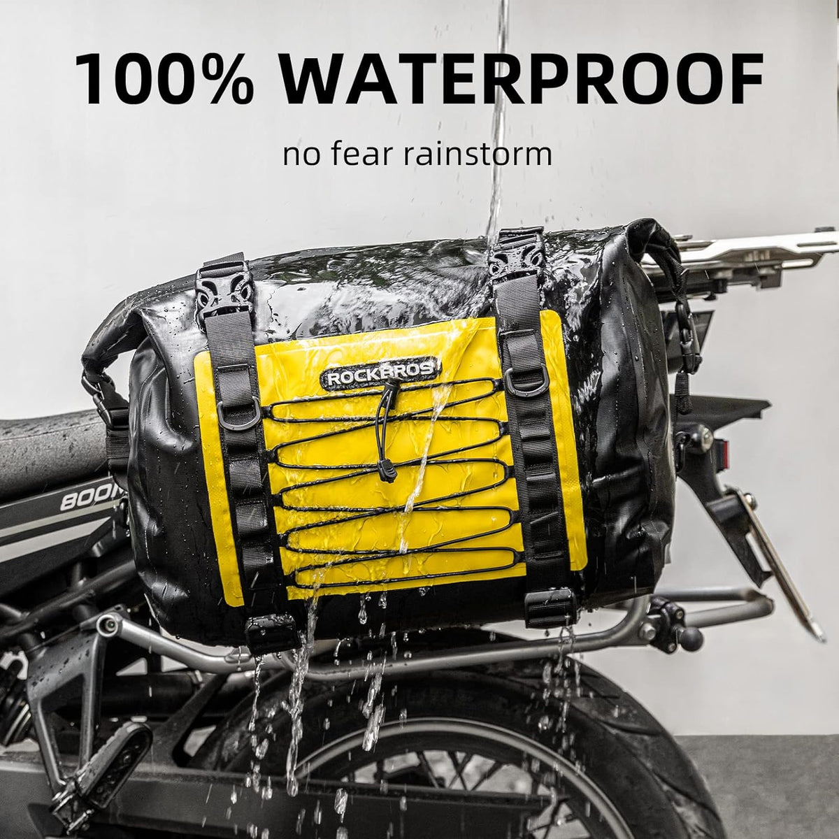 ROCKBROS 60L Waterproof Motorcycle Saddle Bags Durable Removable 2 PCS - ROCKBROS
