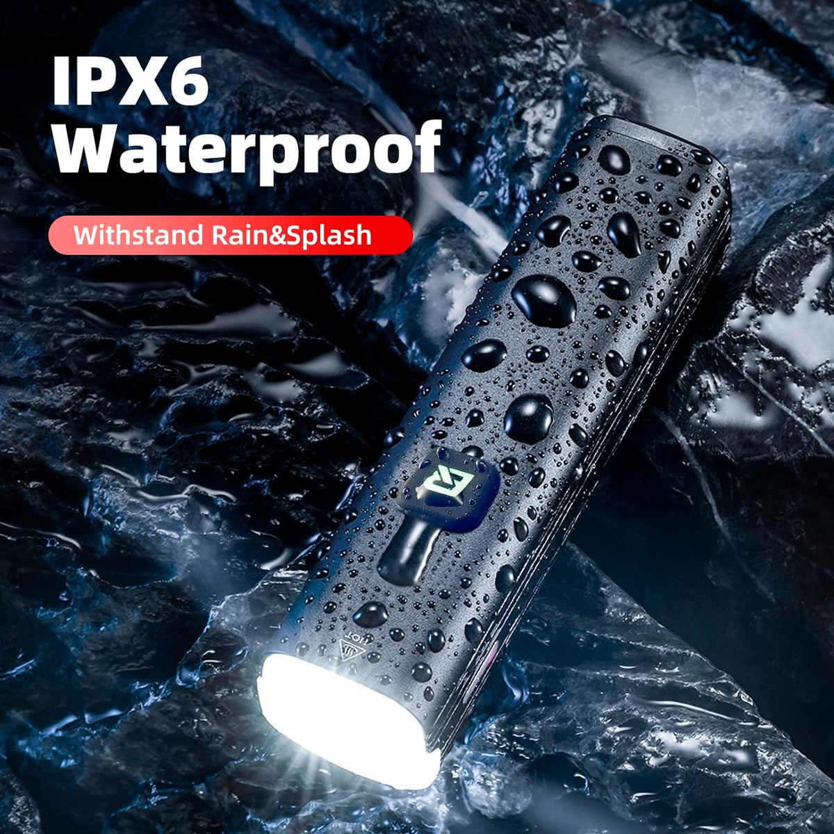 ROCKBROS RHL1000 Bike Headlight 1000 Lumens 4500 mAh IPX6 Waterproof - ROCKBROS