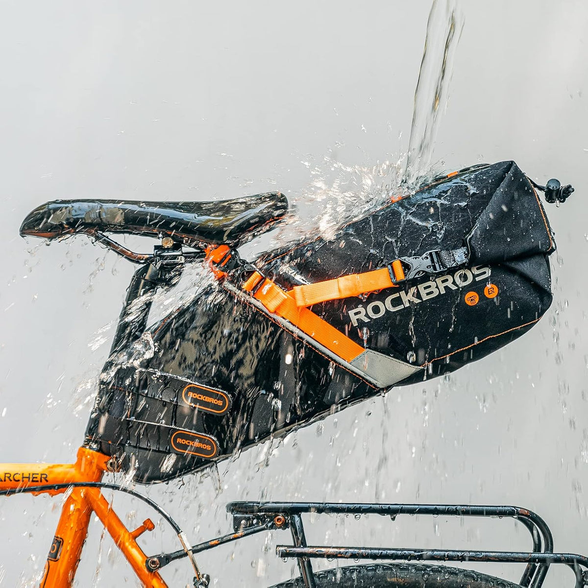 ROCKBROS 10L Waterproof Bike Saddle Bag Large Capacity Easy Install - ROCKBROS