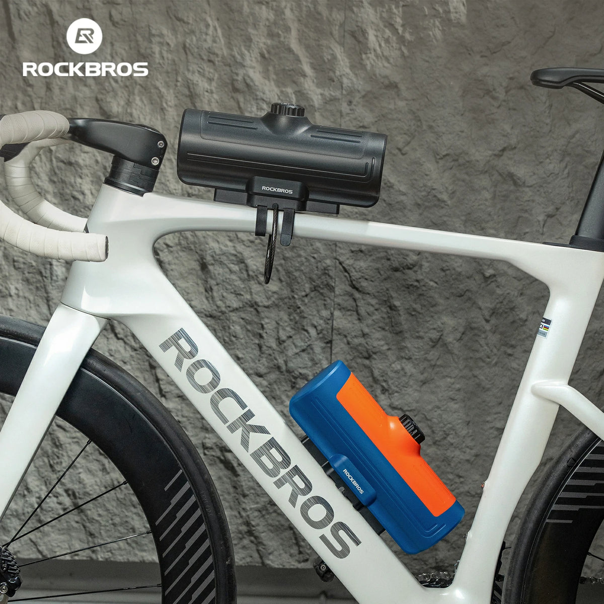 ROCKBROS Bolsa de Cuadro de Bicicleta Resistente al Agua con Candado de Contraseña
