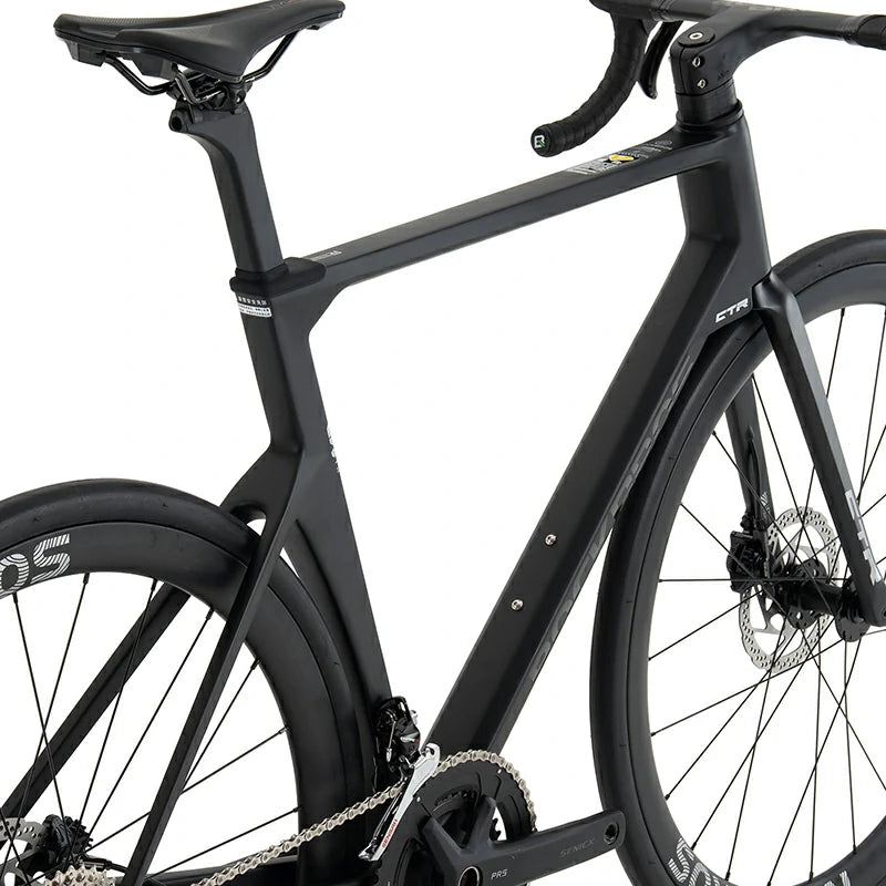 Carbon frame and components close-up