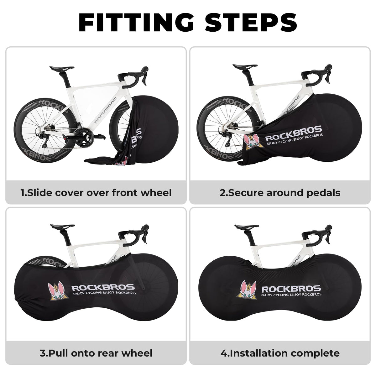 Funda de rueda de bicicleta para bicicletas de montaña de 24-29" 700c