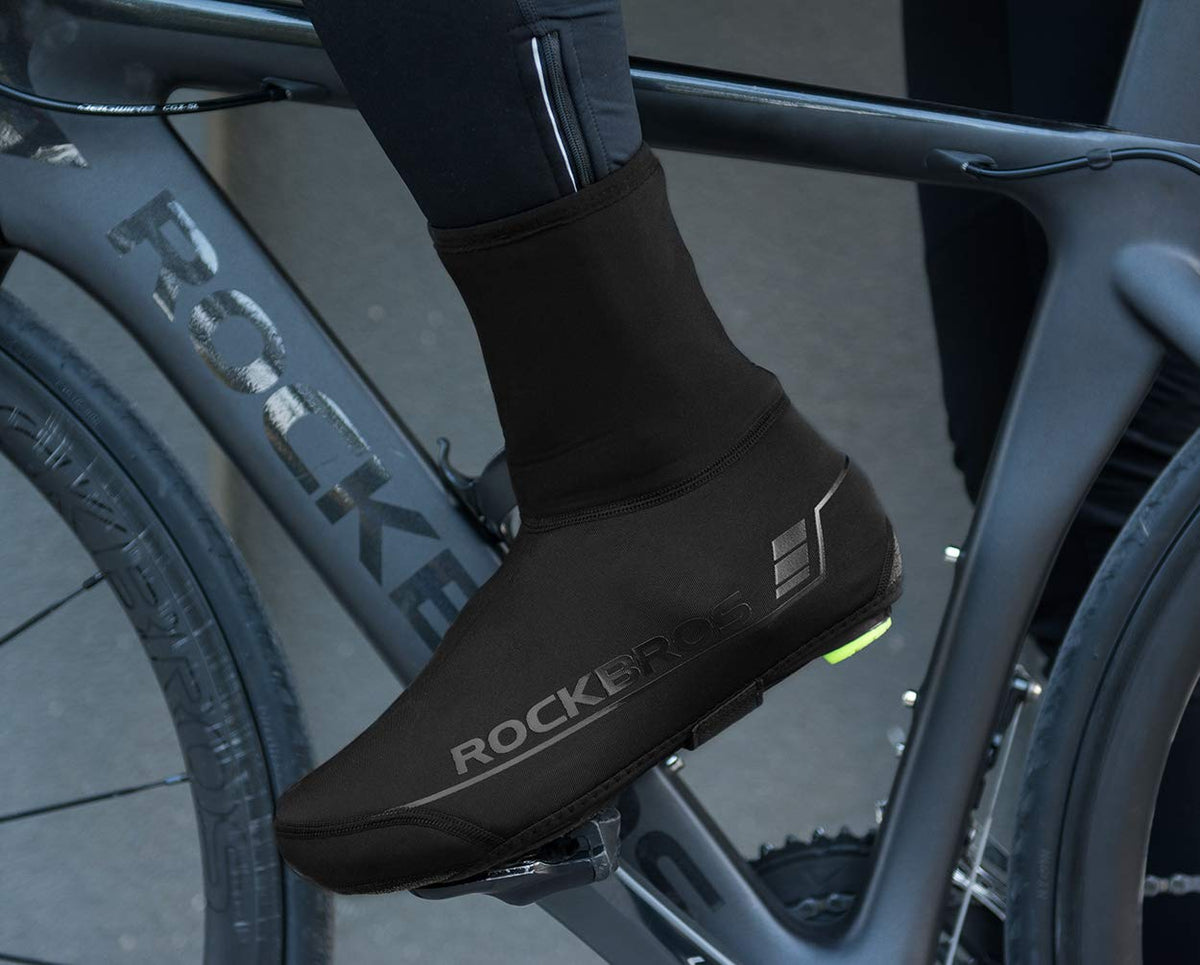 ROCKBROS Winter Windproof Thermal Cycling Shoe Covers - ROCKBROS
