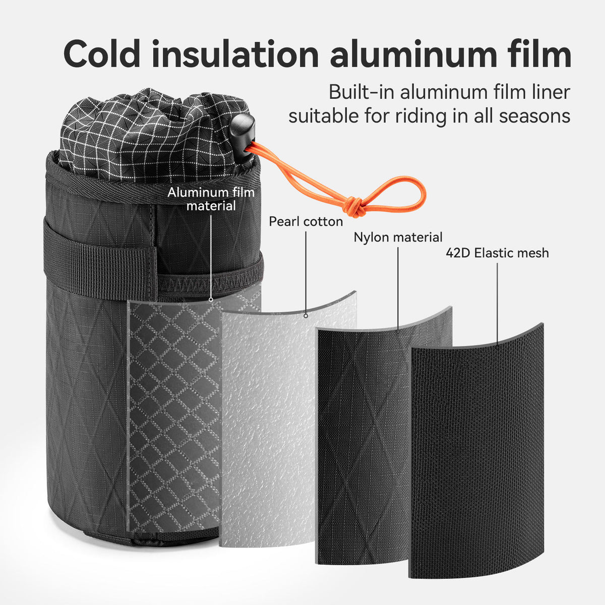 Qunature Bikepacking Water bottle bag