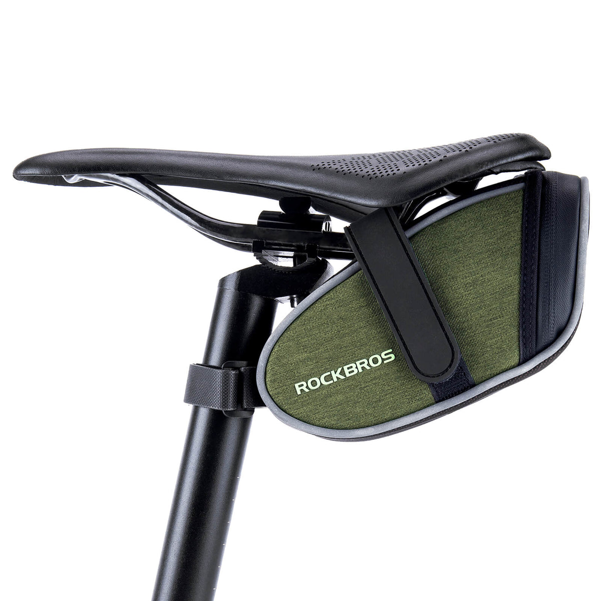 ROCKBROS Bicycle Saddle Bag 0.45L – Compact Storage, Big Convenience! #Style_Strap Mount