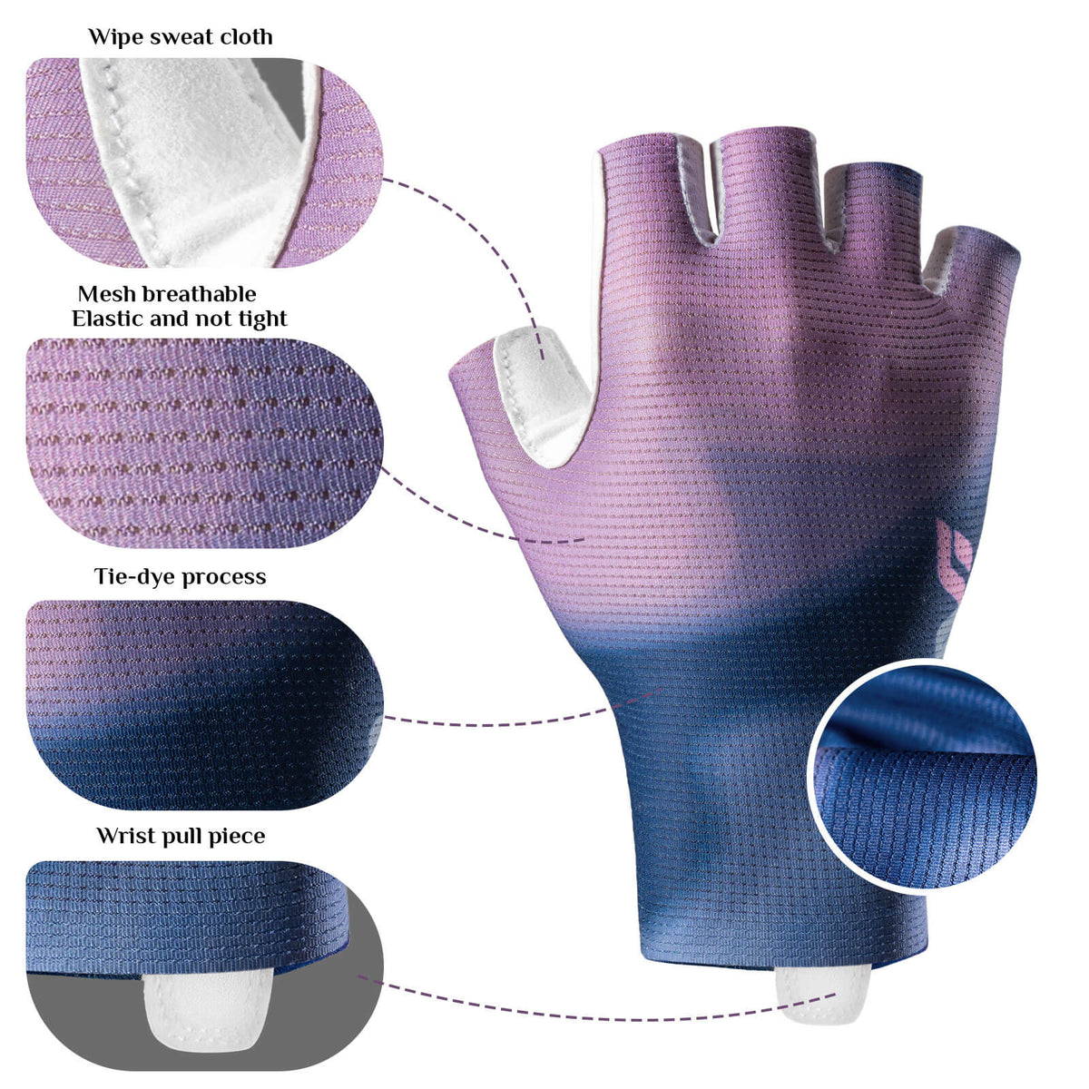 ROCKBROS Women's Half-Finger Cycling Gloves ¨C Ride Comfortably, Grip Confidently!
