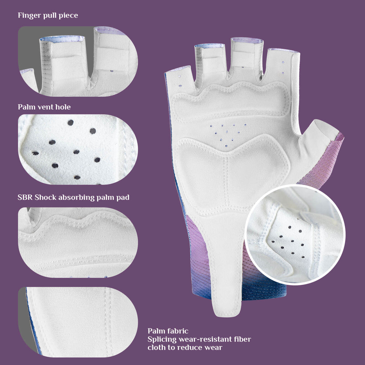 ROCKBROS Women's Half-Finger Cycling Gloves ¨C Ride Comfortably, Grip Confidently!
