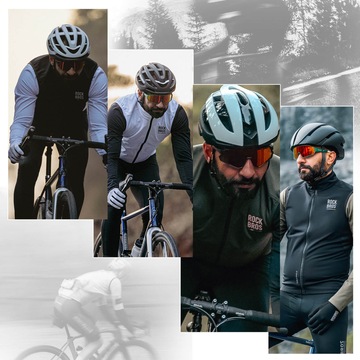 all-groups ROCKBROS Men¡¯s Cycling Vest - Windproof for Spring & Autumn