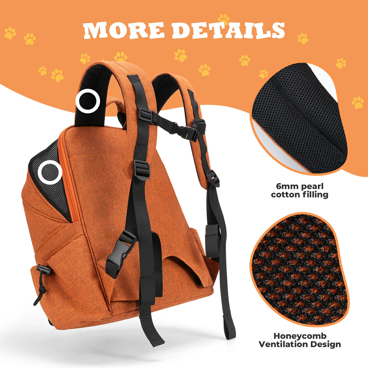 ROCKBROS Folding Bike Pet Bag Backpack