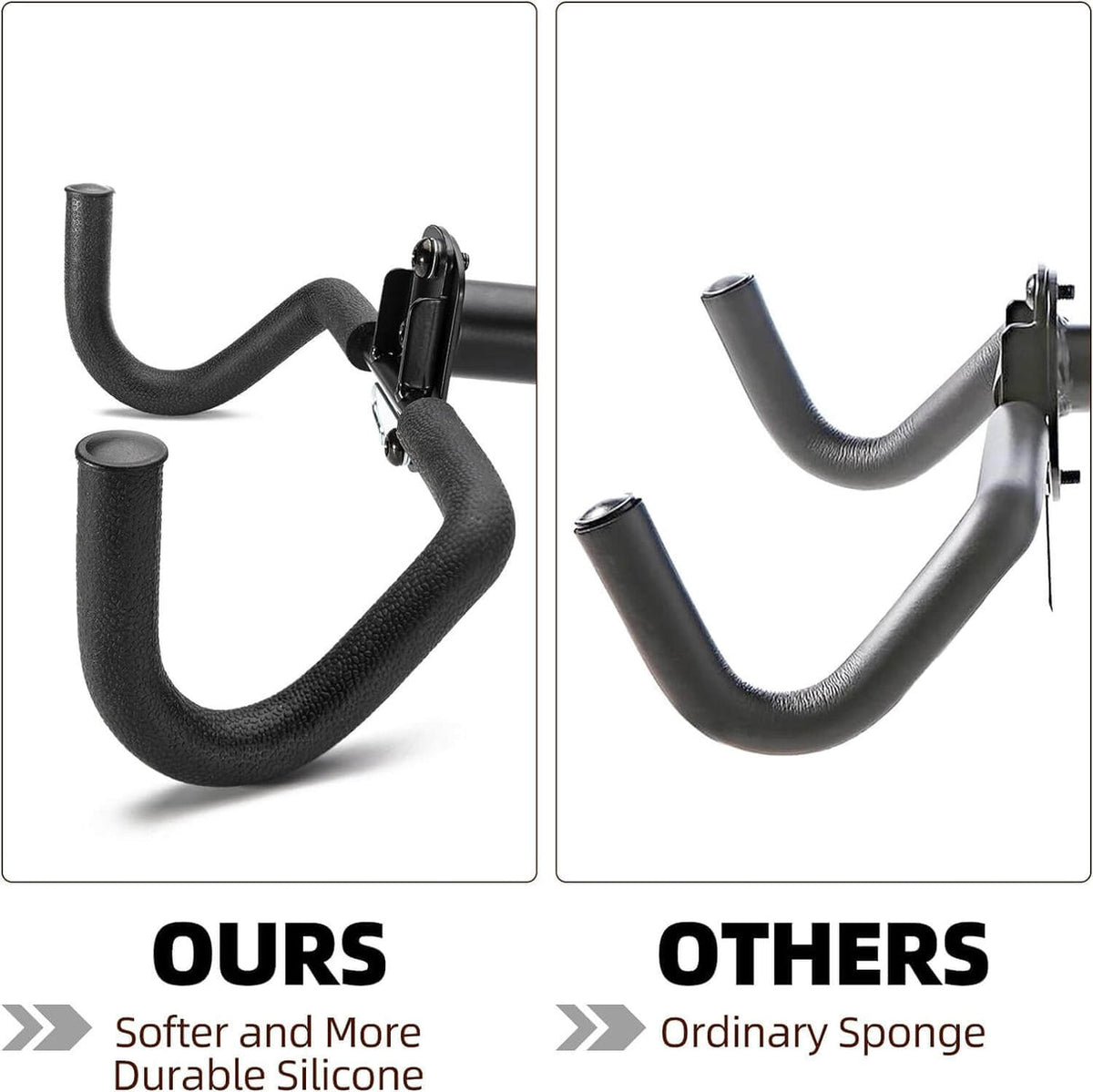 ROCKBROS Wall-Mounted Bike Hanger 33 lb Capacity