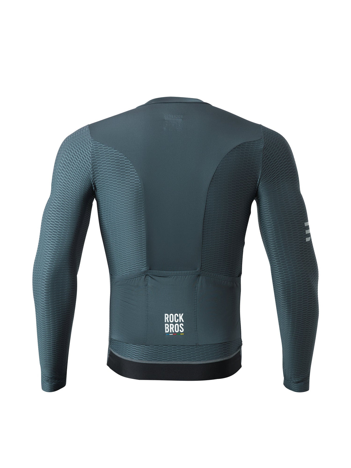 Road To Sky ¨C Men¡¯s Grey Long-Sleeve Cycling Jersey