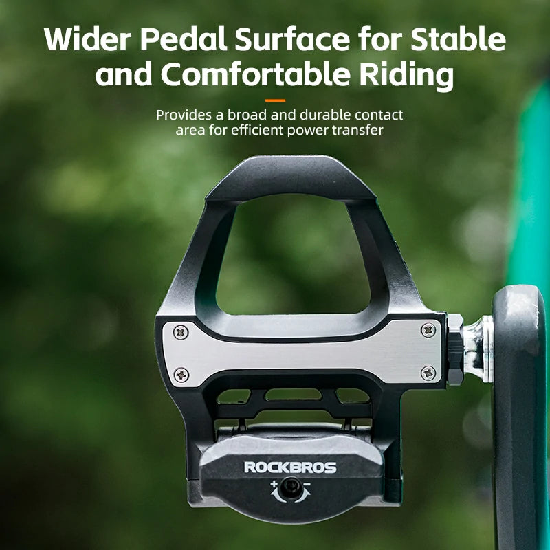 Pedales de bicicleta sin calas, ligeros, para carretera y MTB, de 9/16'' con sistema SPD-SL